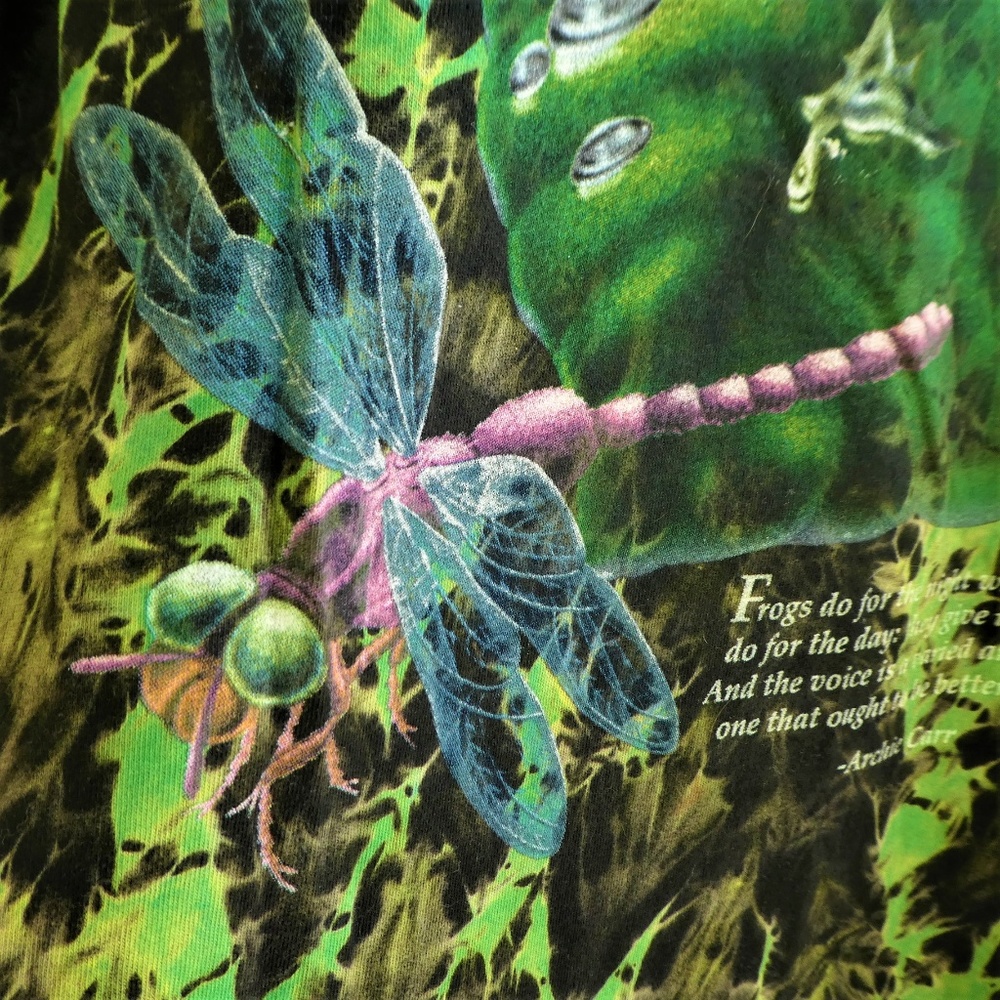 Wild Wear Tee T Shirt USA Archie Carr L Frogs - Picture 3 of 7